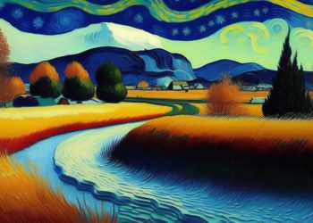 Illustration du poème "été brûlant" de Florent Sidler pour Table Bleue.