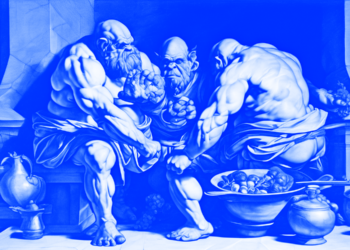 Illustration pour Table Bleue, revue hétéroclite genevoise